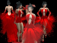 SALSA RED DRESS
