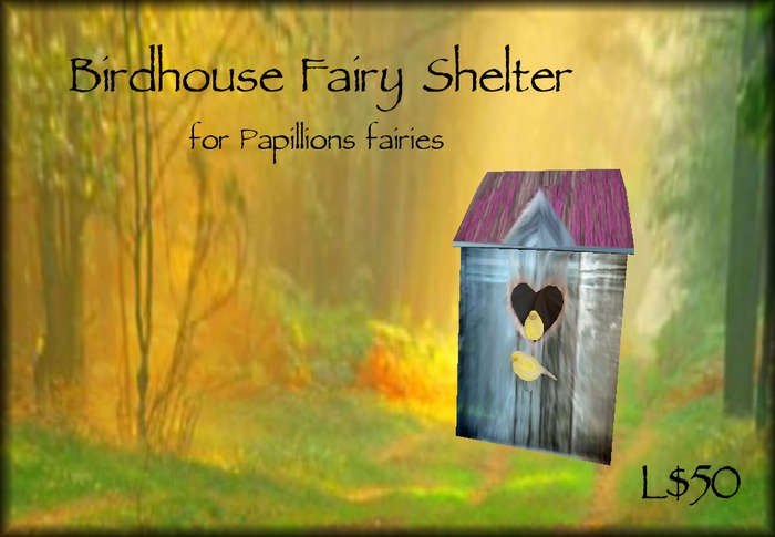 Birdhouse Fairy Shelter (boxed)
