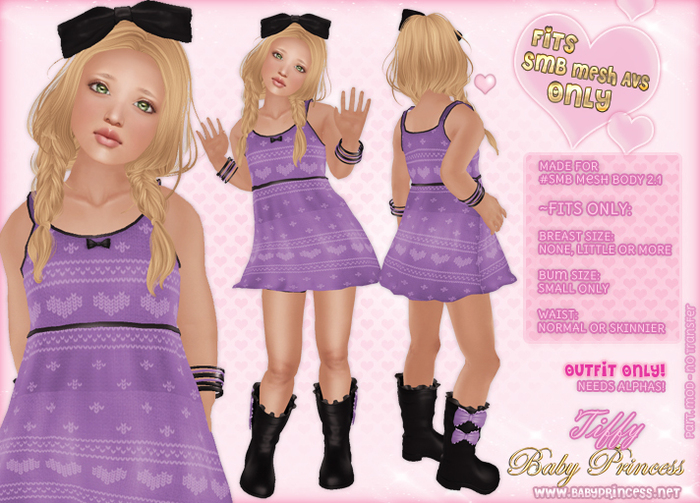 :*BABY*: { SMB } Tiffy SMB Purple