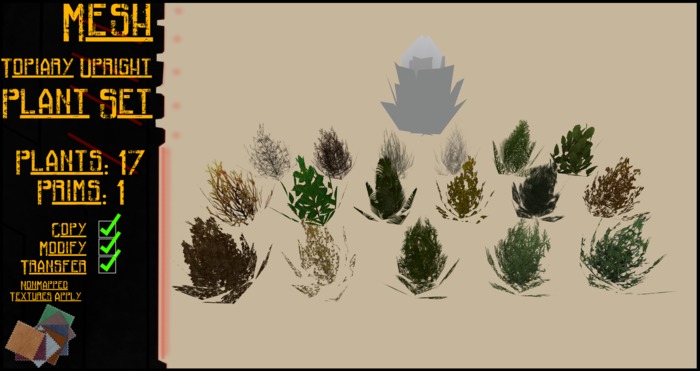 Premade Plant Set: Bush Base