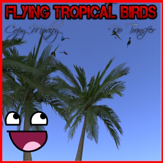 A&L - Tropical Birds Flying MESH