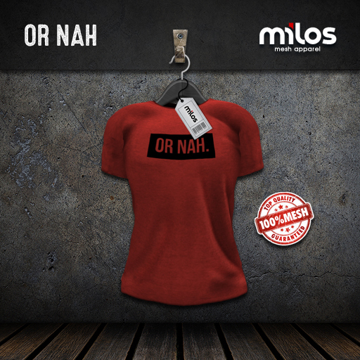 .:MiLOS:. Geek Tee - Black - Female