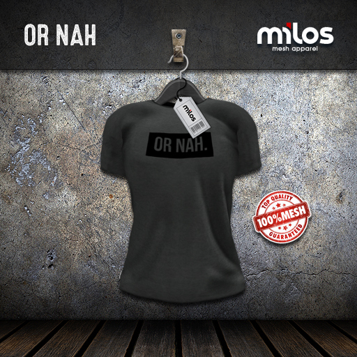 .:MiLOS:. Geek Tee - Black - Female