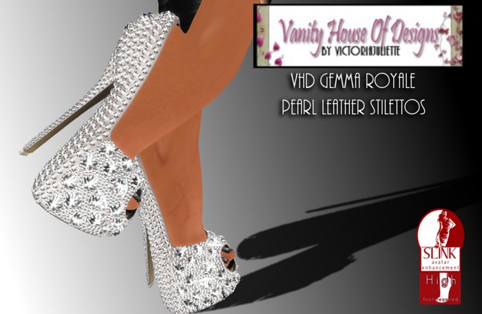 VHD Gemma Pearl LeatherSet of Stilettos 4SHF (boxed)