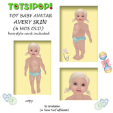 TOTSIPOP! TOT Baby Skin Clementine SKIN ONLY