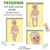 TOTSIPOP! TOT Baby Skin Colby SKIN ONLY