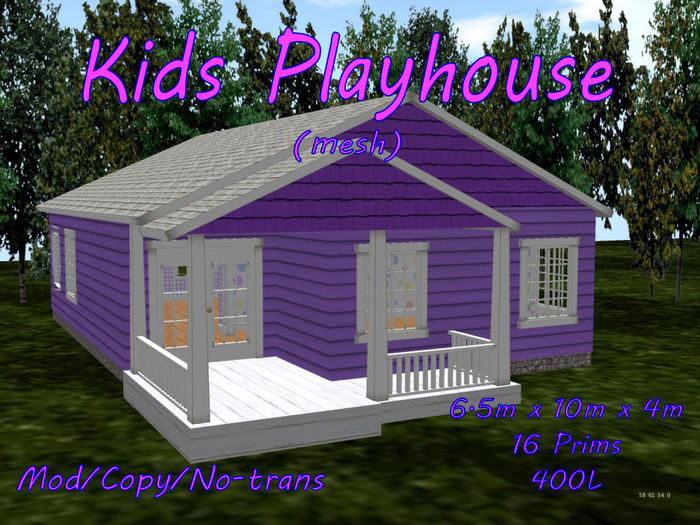 The Craftsman Playhouse - Blue