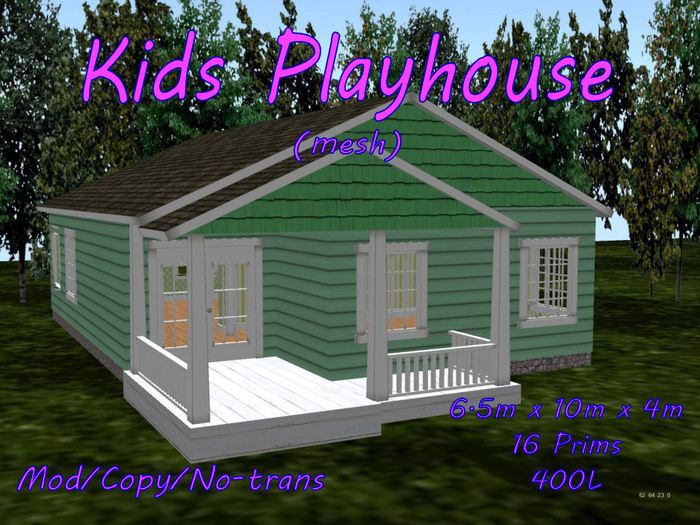 The Craftsman Playhouse - Blue