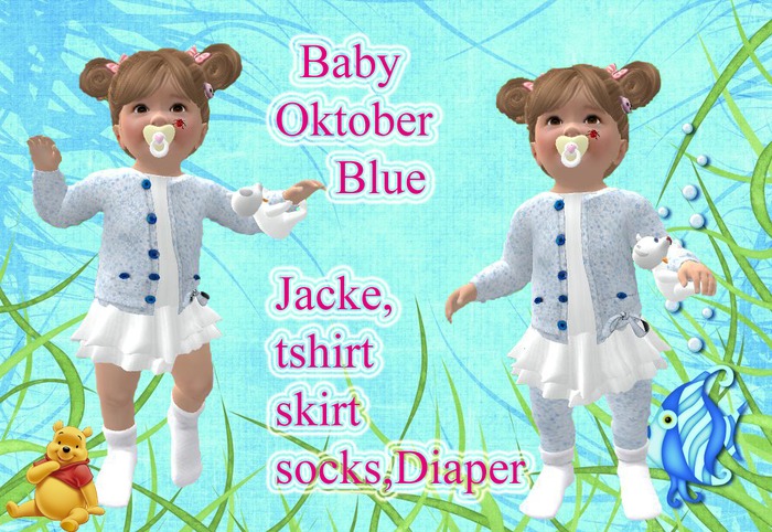 Baby  Oktober blue Box