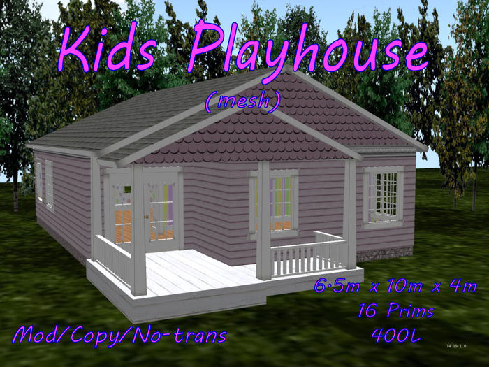 The Craftsman Playhouse - Blue