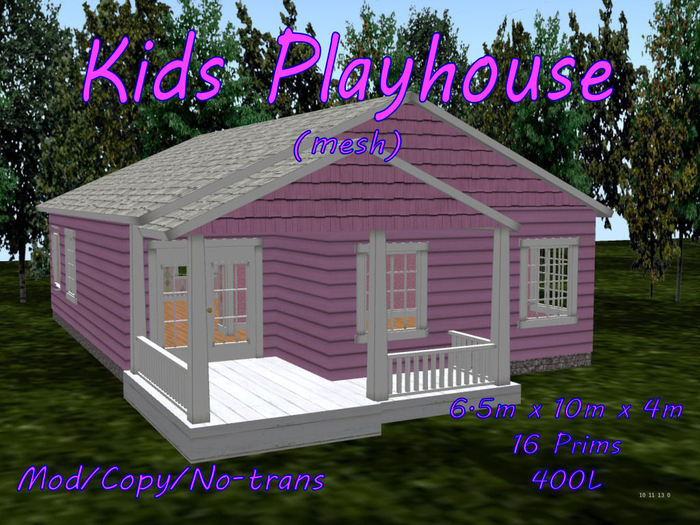 Craftsman Playhouse - Pink