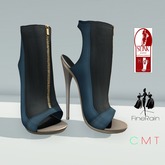 :: FineRain creations.::One Booties Black&Blue