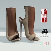:: FineRain creations.::One Booties Brown&Beige