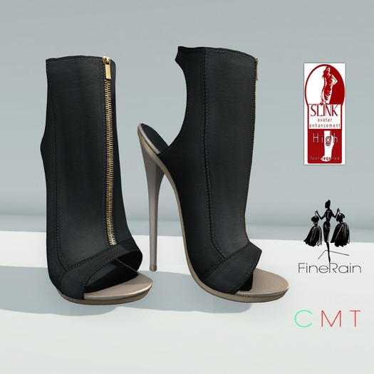 :: FineRain creations.::One Booties Black