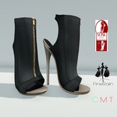 :: FineRain creations.::One Booties Black