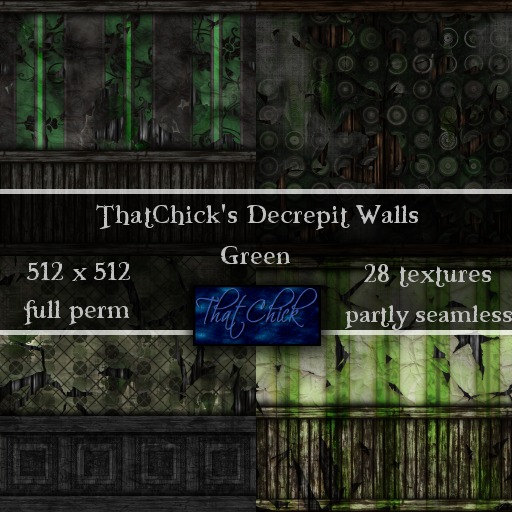 ~tc~ Decrepit Walls Set - Green