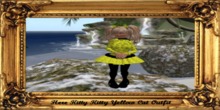 Here Kitty Kitty Yellow Cat Outfit