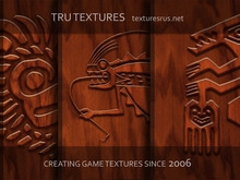 12724: Dec 2010 - 38 Seamless Native American Carved Wood Totem Pole Textures Plus Alpha Decals  