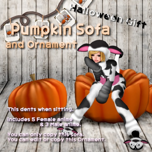 [M*G*S] Pumpkin Sofa