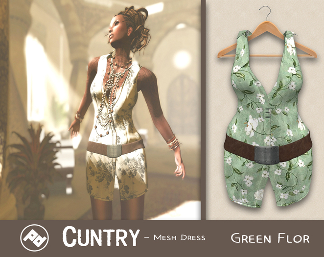 ::Poised:: Grace Retro Mesh Dress & Texture Changing HUD