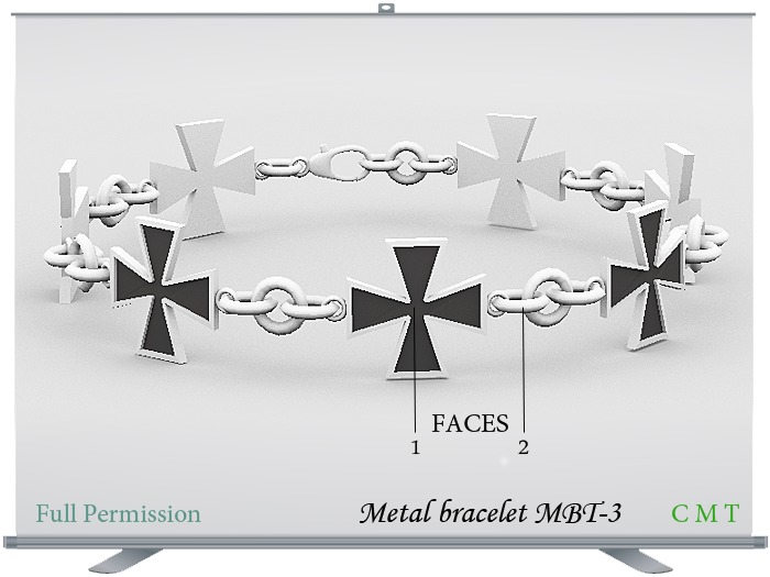Metal bracelet MBT-3 Full Permission
