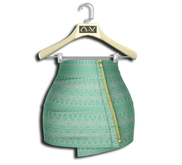 .:Vitrimi:. Zipper Skirt Aztec Green