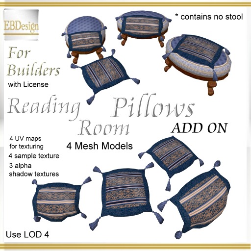 EBDesign Stool Pillows