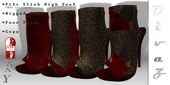 :D_Z: Glam 01 Chalk White (Slink Mid) (Rigged Mesh)