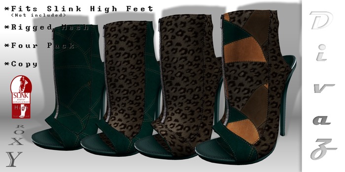 :D_Z: Glam 01 Chalk White (Slink Mid) (Rigged Mesh)