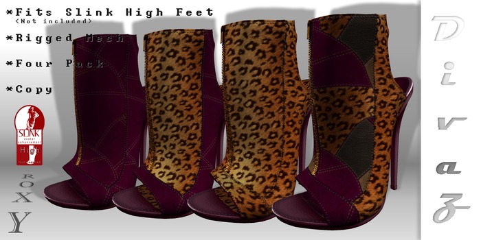 :D_Z: Glam 01 Chalk White (Slink Mid) (Rigged Mesh)