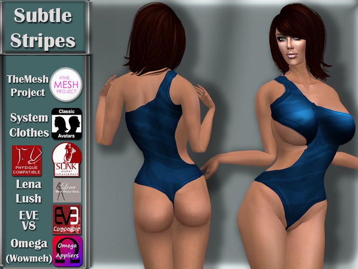 [TKS] BASIC -  Subtle Stripes in Blue