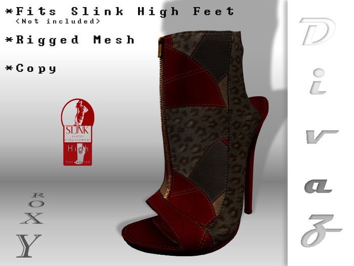 :D_Z: Roxy Peeptoe Boots Wine Patchwork For Slink High Feet