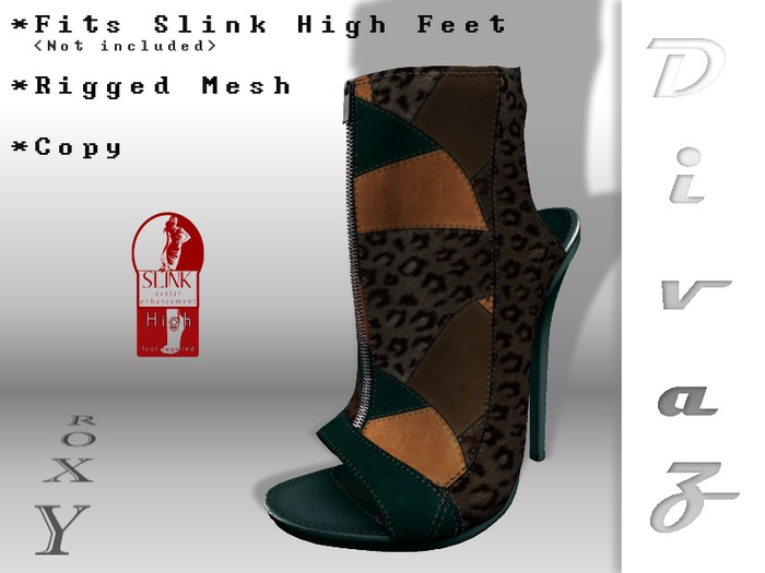 :D_Z: Glam 01 Chalk White (Slink Mid) (Rigged Mesh)