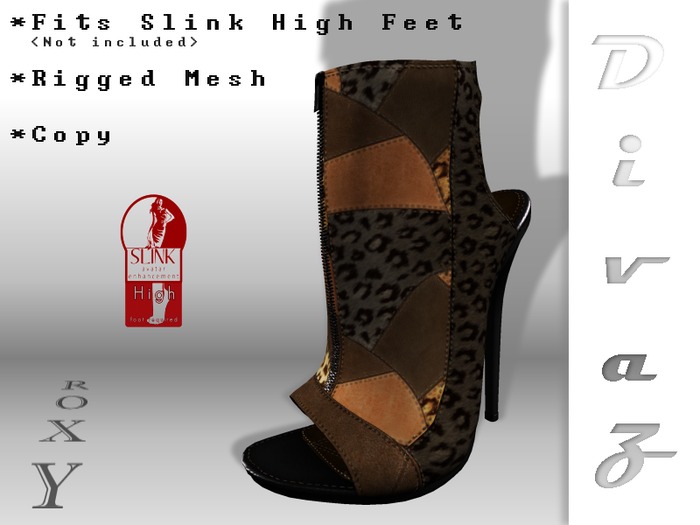 :D_Z: Glam 01 Chalk White (Slink Mid) (Rigged Mesh)