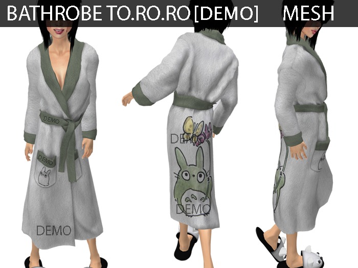 DEMO Bathrobe To.to.ro - Mesh