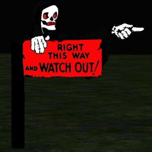 Sassy's Watch Out Sign