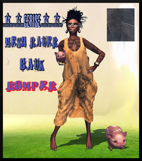 Mesh_Racer back Romper patched