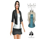 :: FineRain creations.::Ami Jacket&Top Cream&Blue