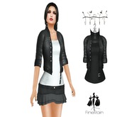 :: FineRain creations.::Ami Jacket&Top Black