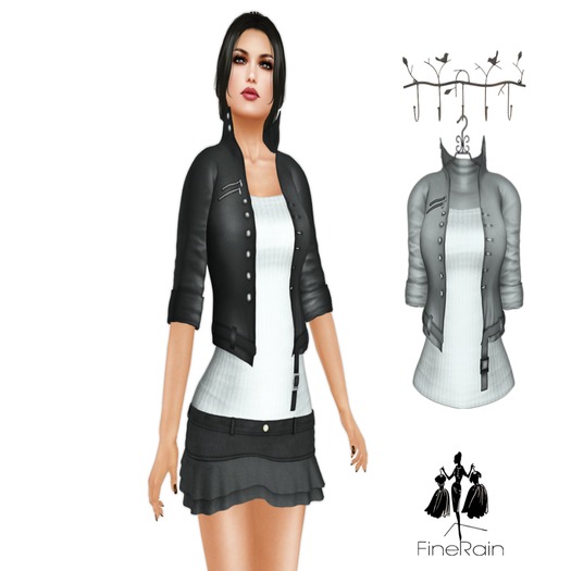 :: FineRain creations.::Ami Jacket&Top Grey