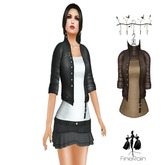 :: FineRain creations.::Ami Jacket&Top Brown