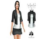 :: FineRain creations.::Ami Jacket&Top Black&White