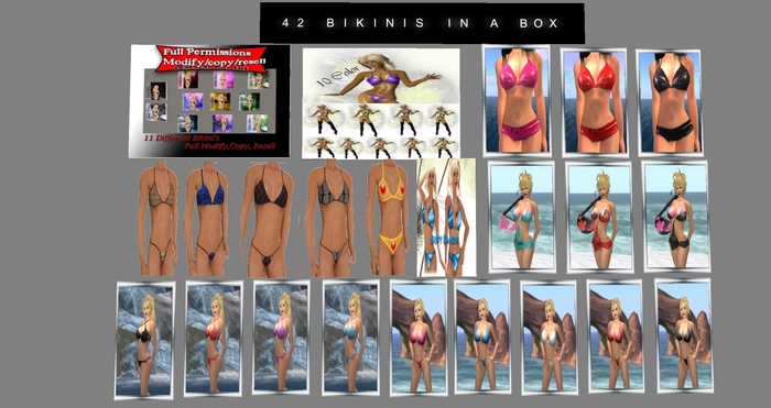 *NEW PRICE* 42 Full perm/Resell Bikinis In A Box
