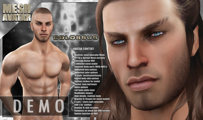 Demo COLOSSUS MESH AVATAR BY TELLAQ