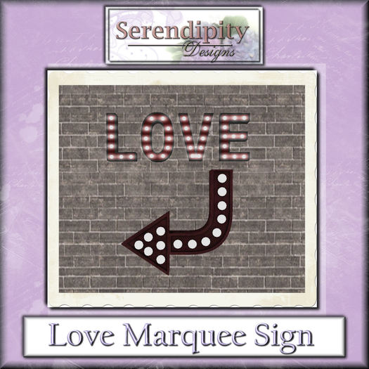 Serendipity Designs - Love Marquee Sign