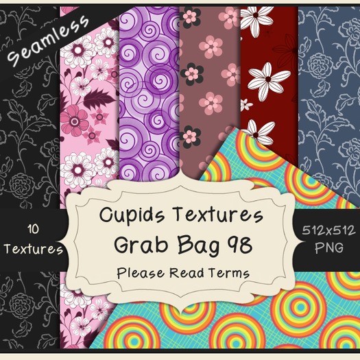 *Cupids Textures * 10 GRAB BAG  98
