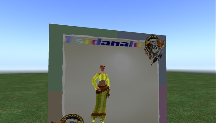 yellow sari gypsy outfit