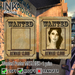 Wanted poster ink banner 2