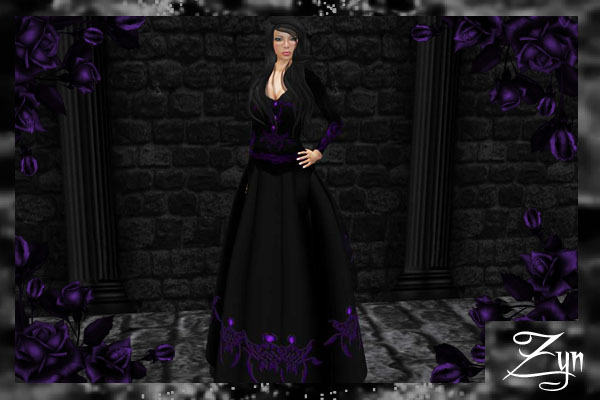 Zyn ~ Killer Romance Dress - Purple