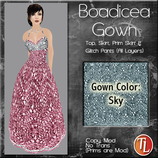 ~TL~ Sky Boadicea Gown